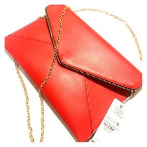 Red Clutch by Urban Expression